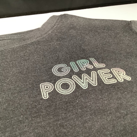 NWT More Than Magic Grey Girl Power Tee M (7/8) - Picture 4 of 9